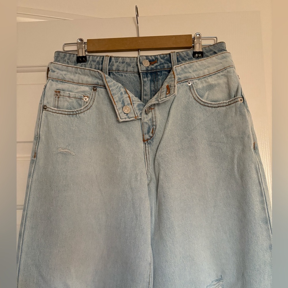 SER.O.YA SAPHIRA JEAN Wide Leg Skylight NWT✨ $298 NEW Sz 26 - Picture 6 of 15